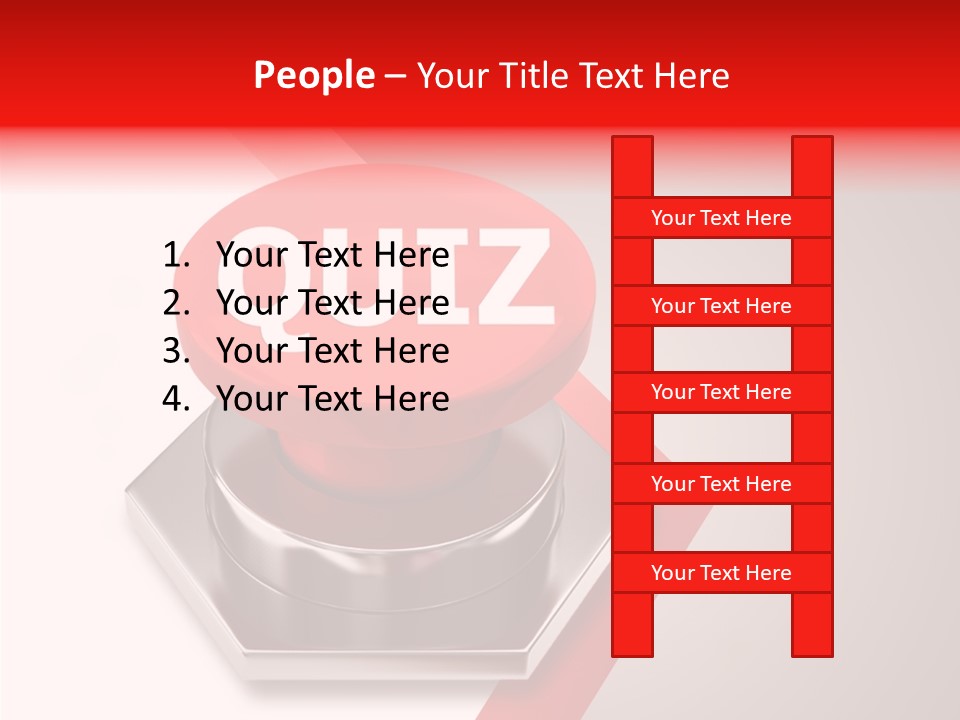 Message Word Lottery PowerPoint Template