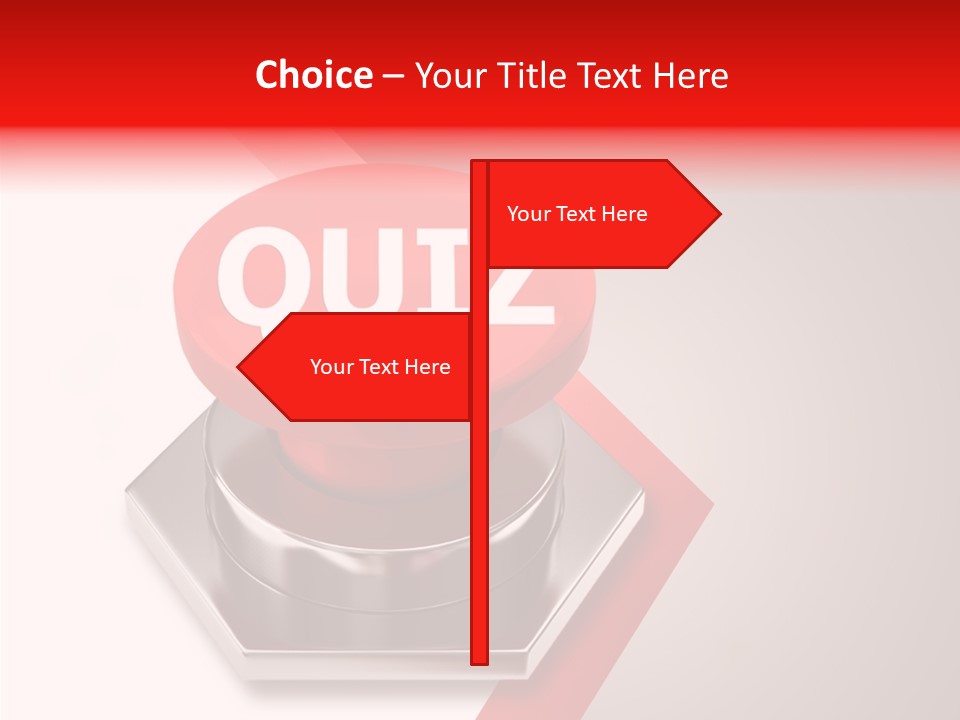 Message Word Lottery PowerPoint Template