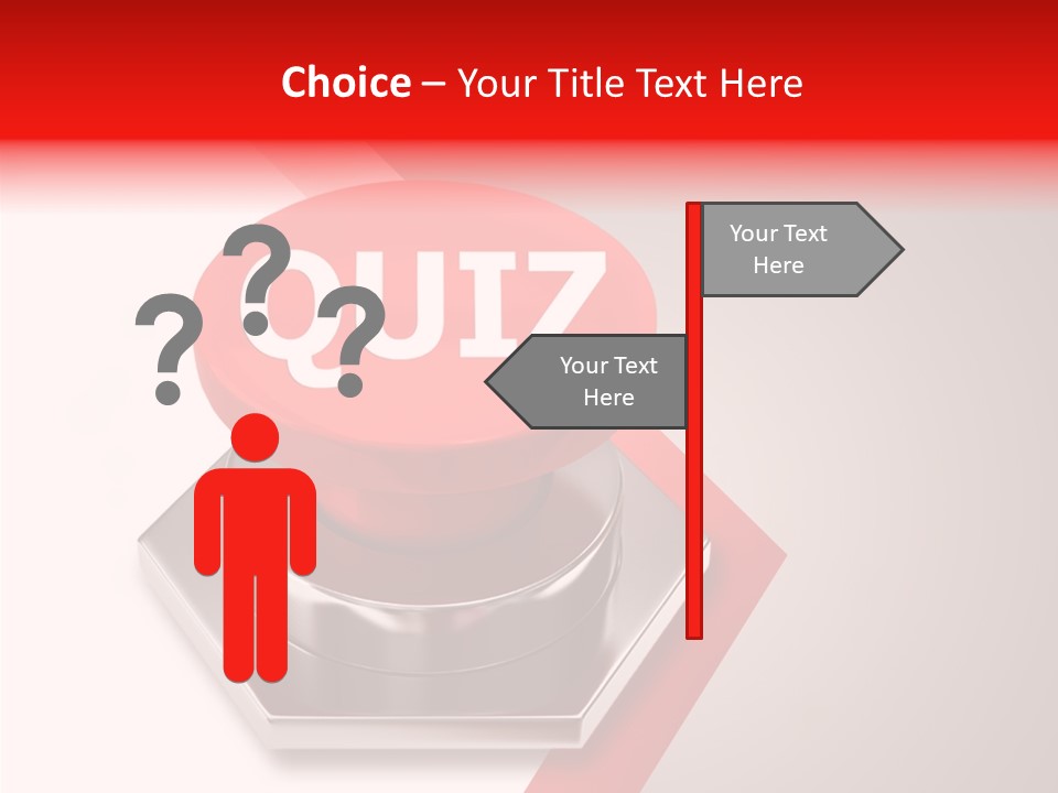 Message Word Lottery PowerPoint Template