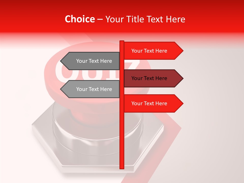 Message Word Lottery PowerPoint Template