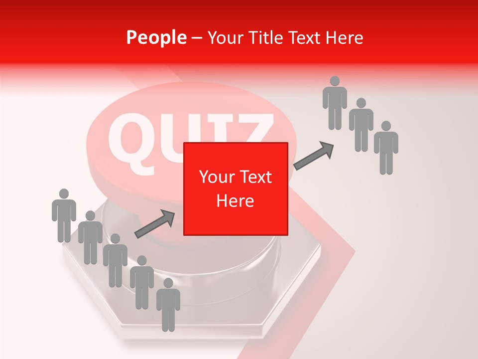 Message Word Lottery PowerPoint Template