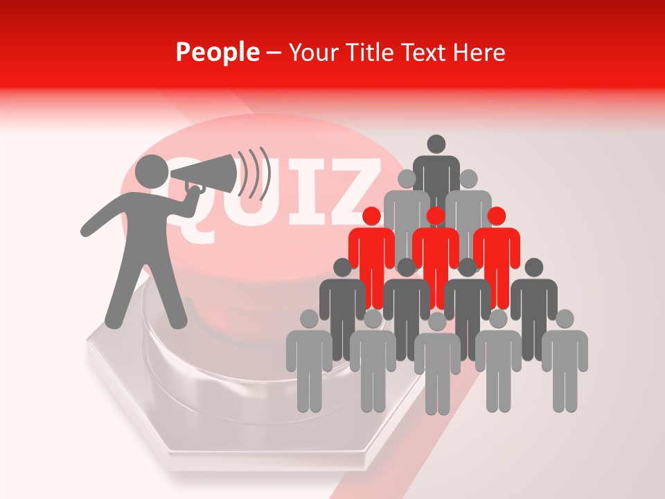 Message Word Lottery PowerPoint Template