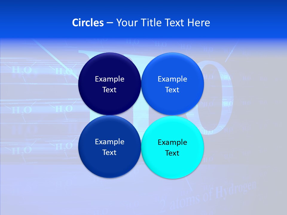 Water Abstract Hydrogen PowerPoint Template