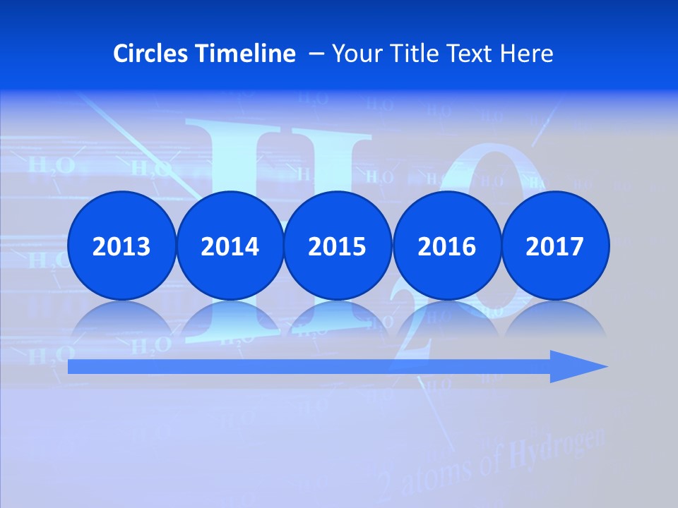 Water Abstract Hydrogen PowerPoint Template