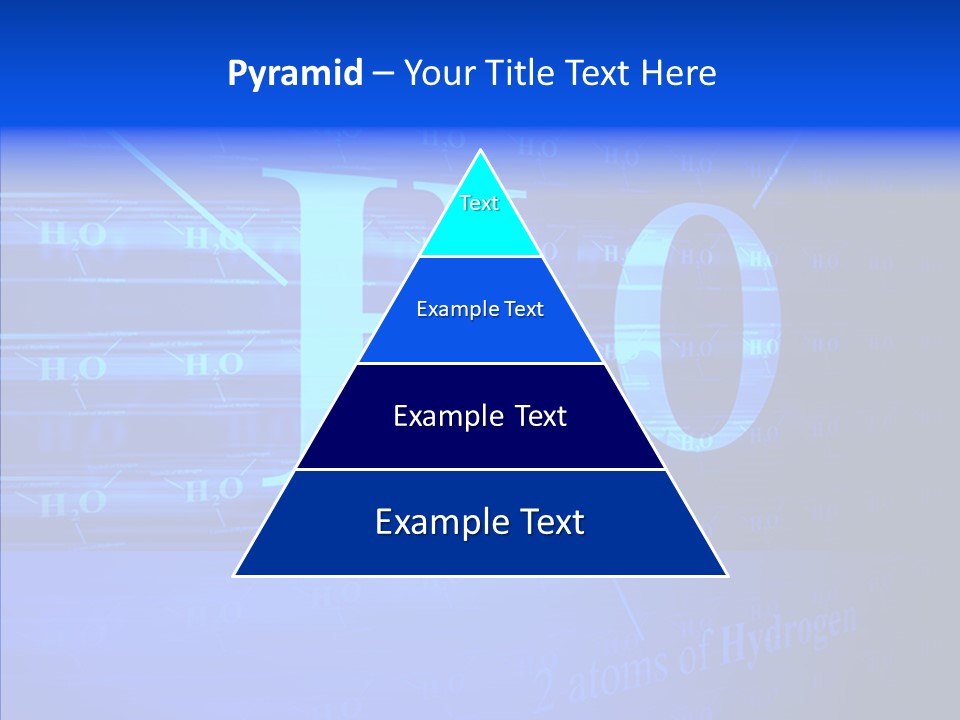 Water Abstract Hydrogen PowerPoint Template