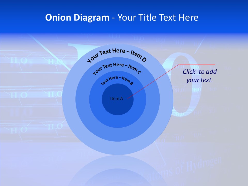 Water Abstract Hydrogen PowerPoint Template