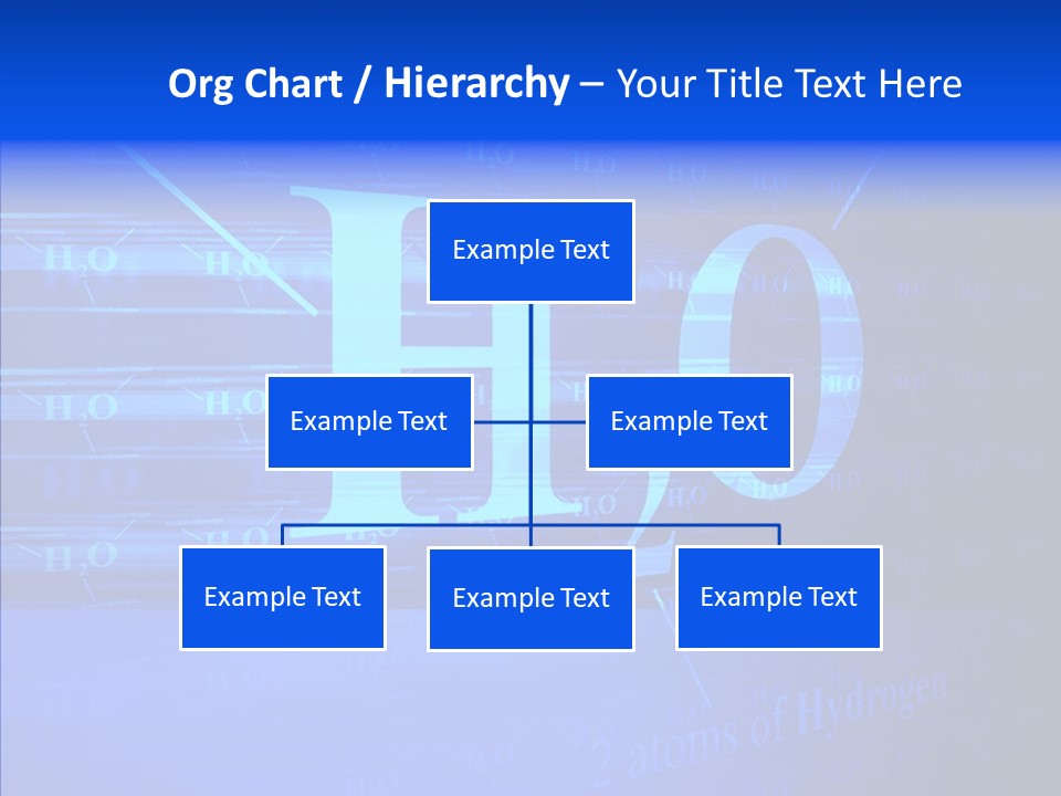 Water Abstract Hydrogen PowerPoint Template