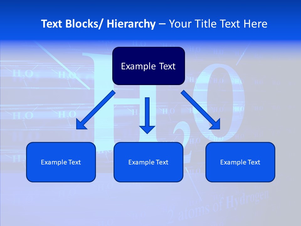 Water Abstract Hydrogen PowerPoint Template