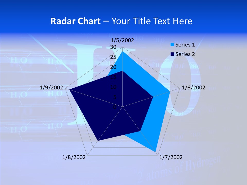 Water Abstract Hydrogen PowerPoint Template