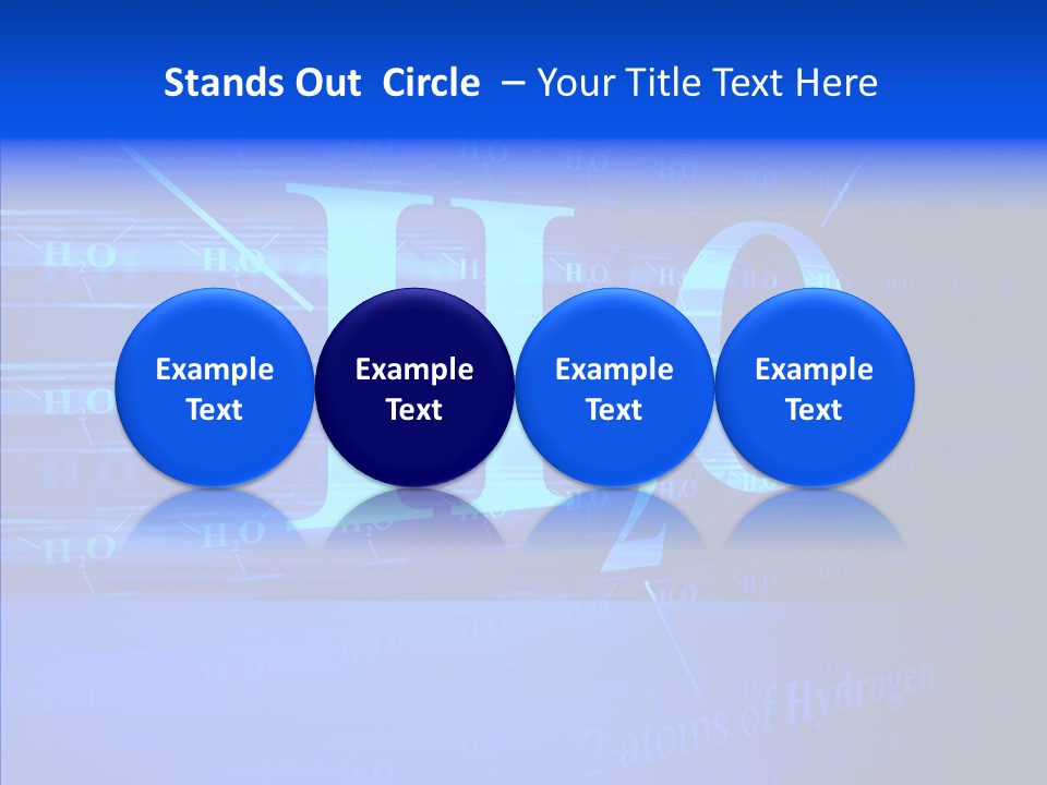 Water Abstract Hydrogen PowerPoint Template