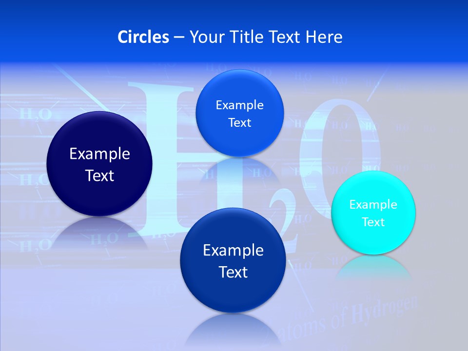 Water Abstract Hydrogen PowerPoint Template