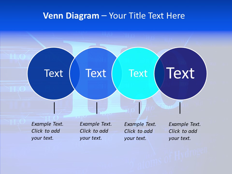 Water Abstract Hydrogen PowerPoint Template