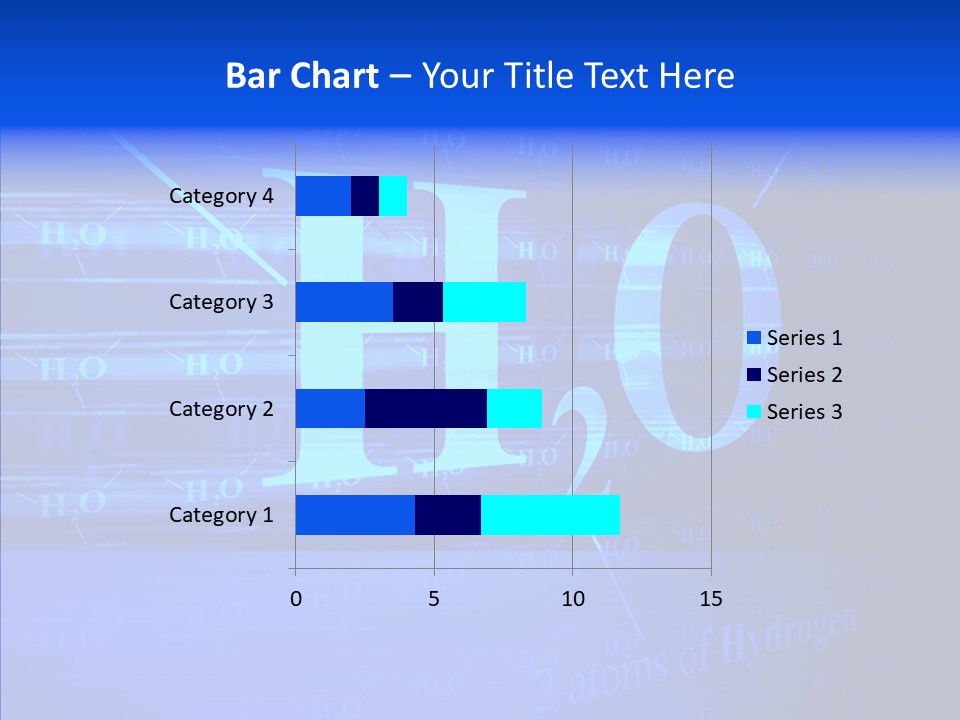Water Abstract Hydrogen PowerPoint Template