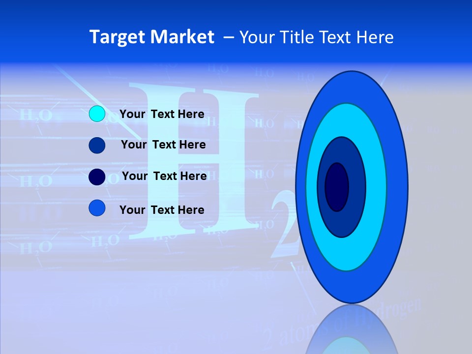 Water Abstract Hydrogen PowerPoint Template