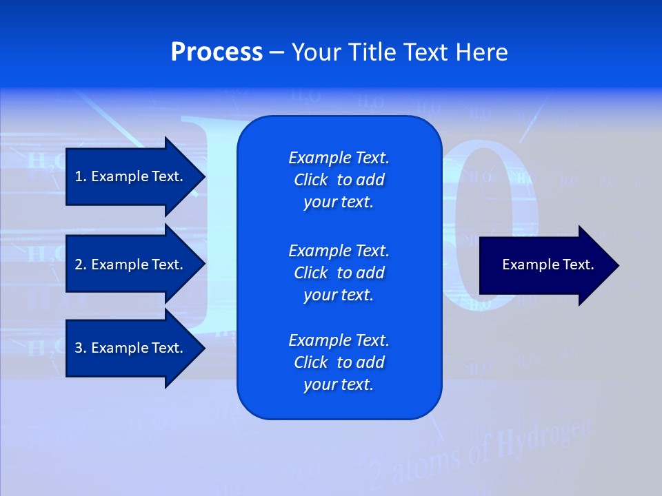 Water Abstract Hydrogen PowerPoint Template