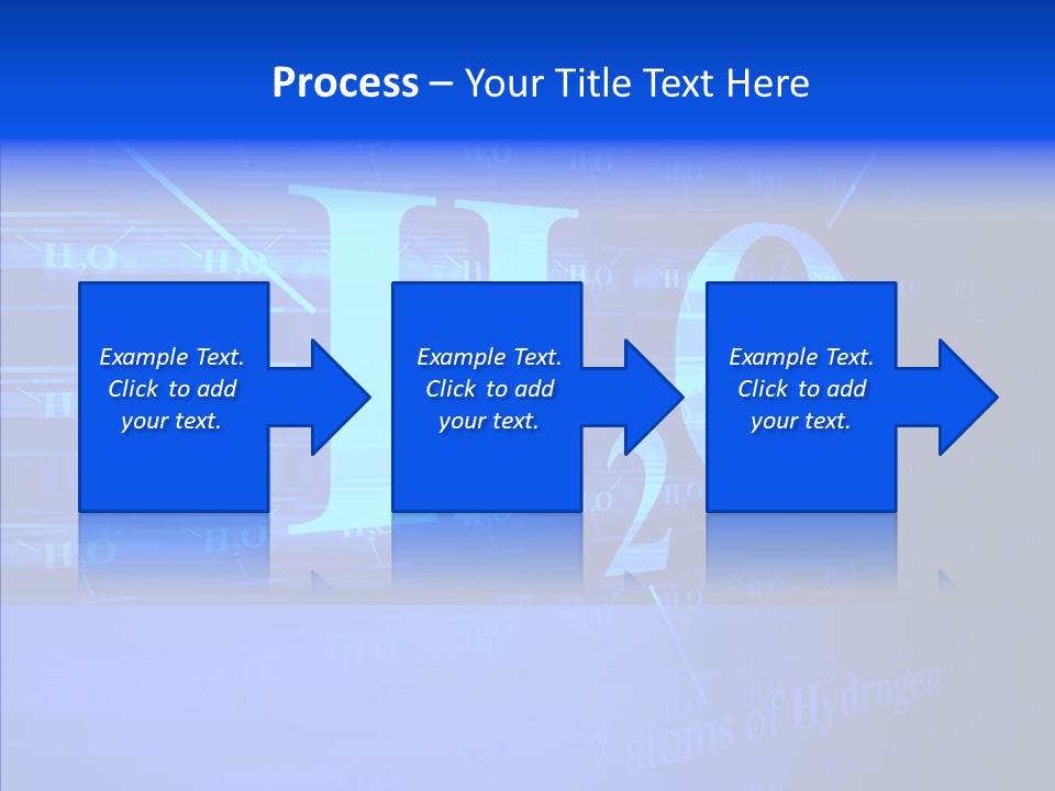Water Abstract Hydrogen PowerPoint Template