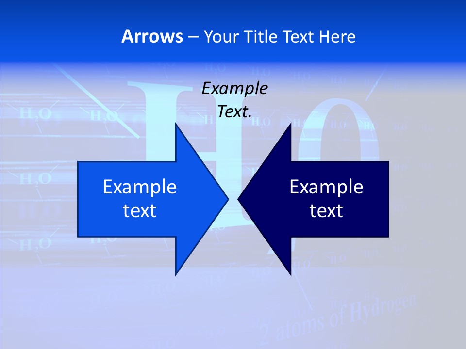 Water Abstract Hydrogen PowerPoint Template