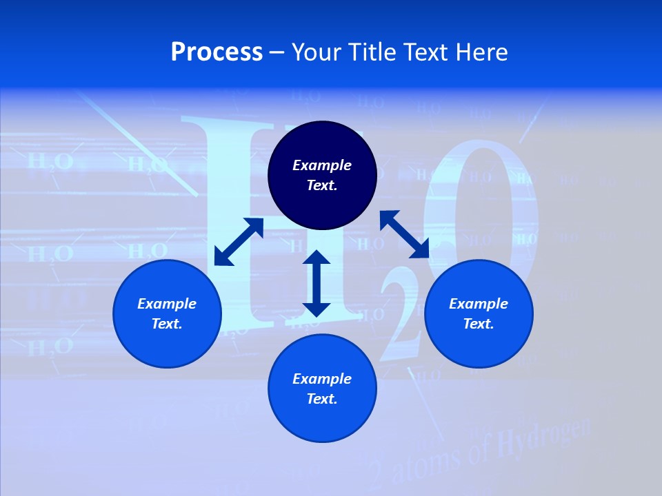 Water Abstract Hydrogen PowerPoint Template