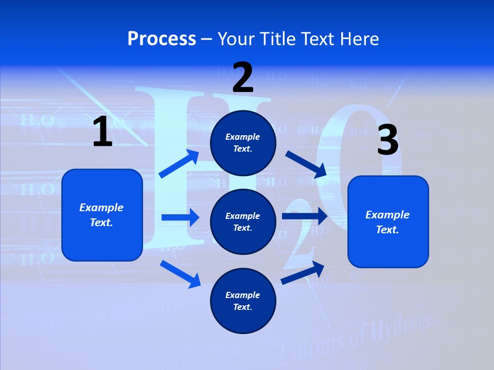 Water Abstract Hydrogen PowerPoint Template
