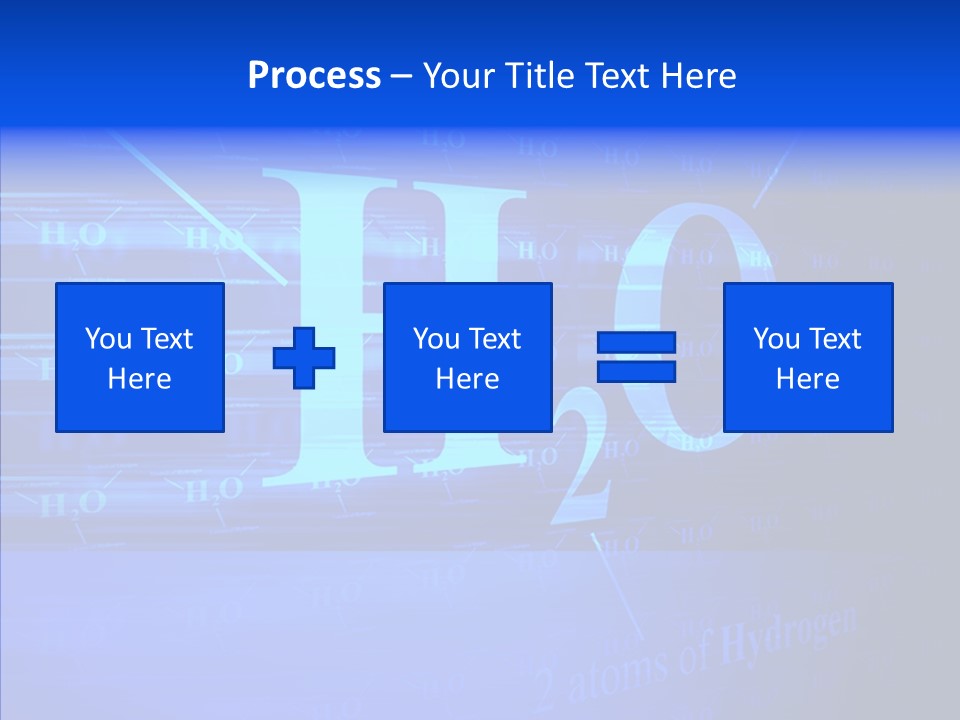 Water Abstract Hydrogen PowerPoint Template