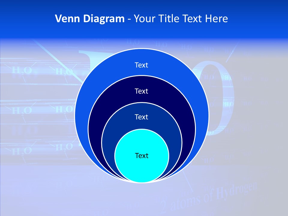 Water Abstract Hydrogen PowerPoint Template