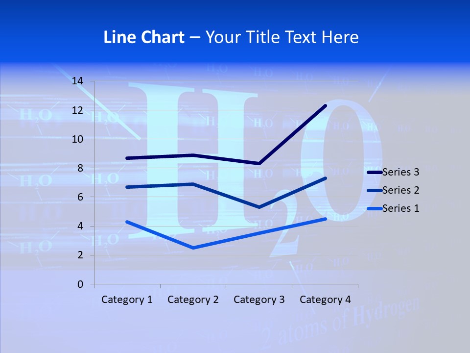 Water Abstract Hydrogen PowerPoint Template