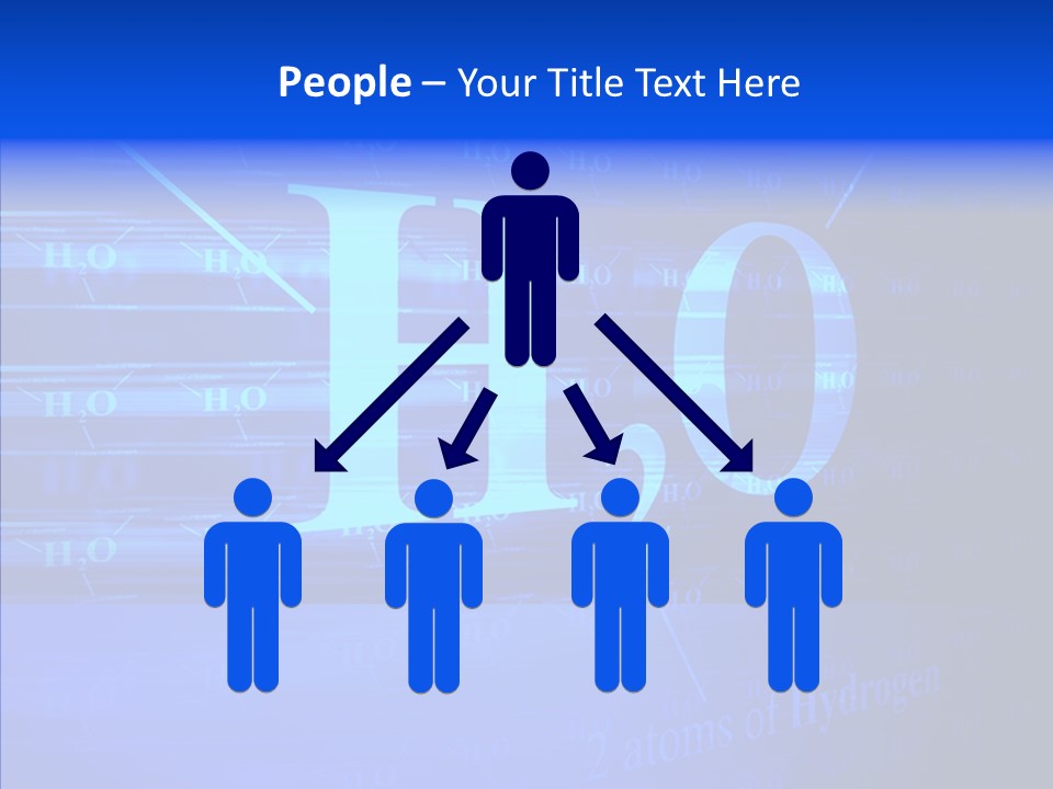 Water Abstract Hydrogen PowerPoint Template