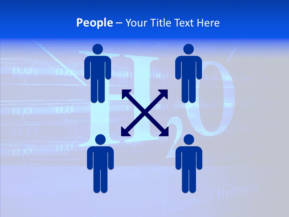Water Abstract Hydrogen PowerPoint Template