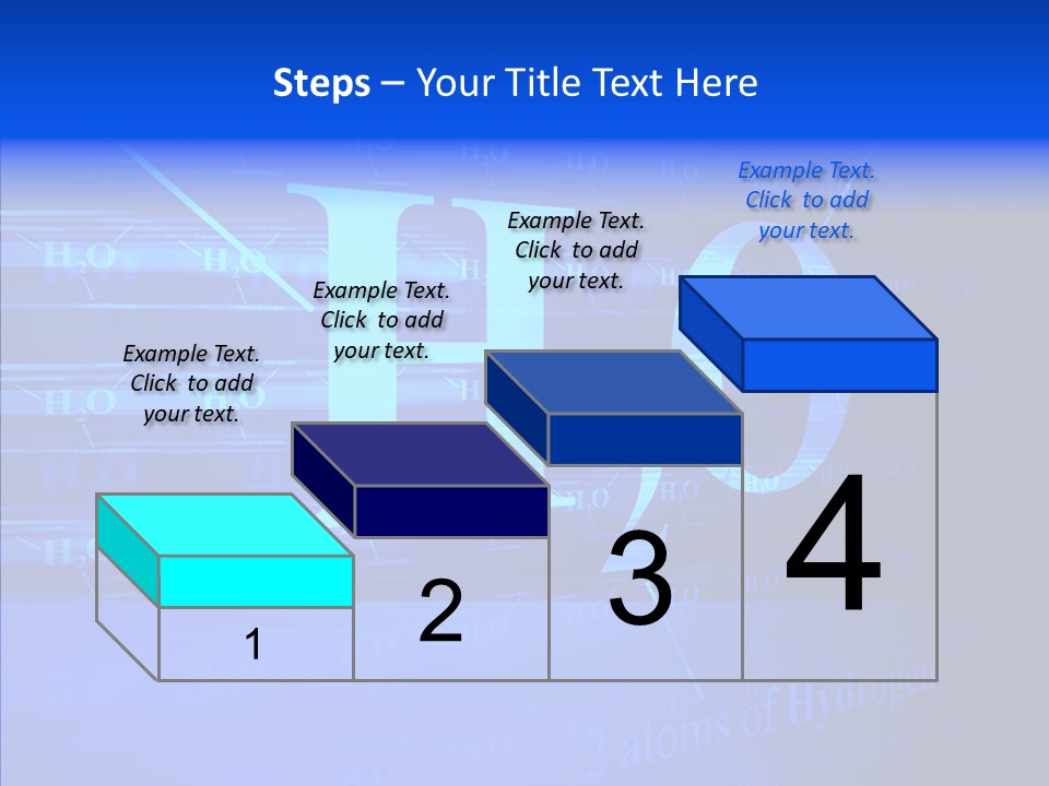 Water Abstract Hydrogen PowerPoint Template