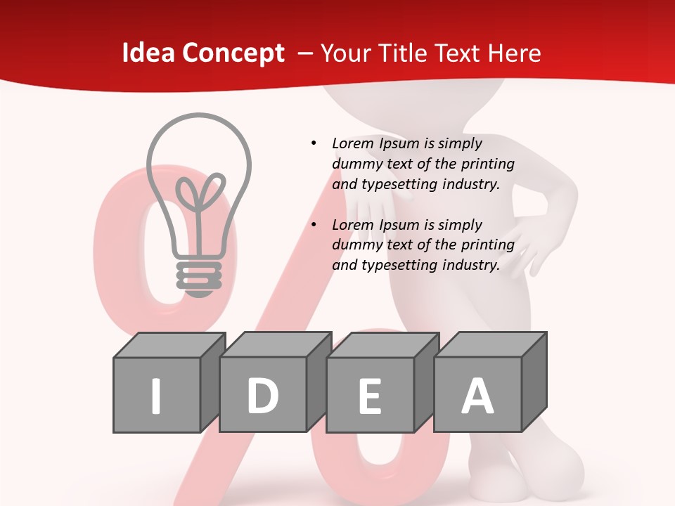 Business Small White PowerPoint Template