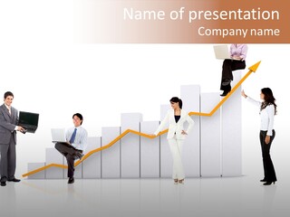 Women Illustration Corporate PowerPoint Template