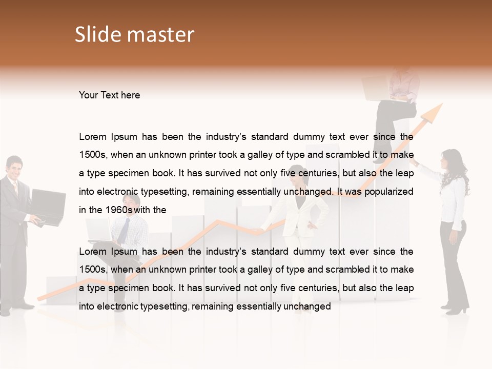 Women Illustration Corporate PowerPoint Template