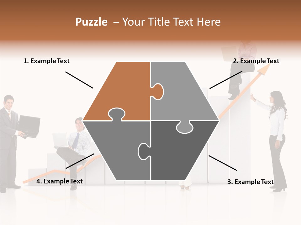 Women Illustration Corporate PowerPoint Template