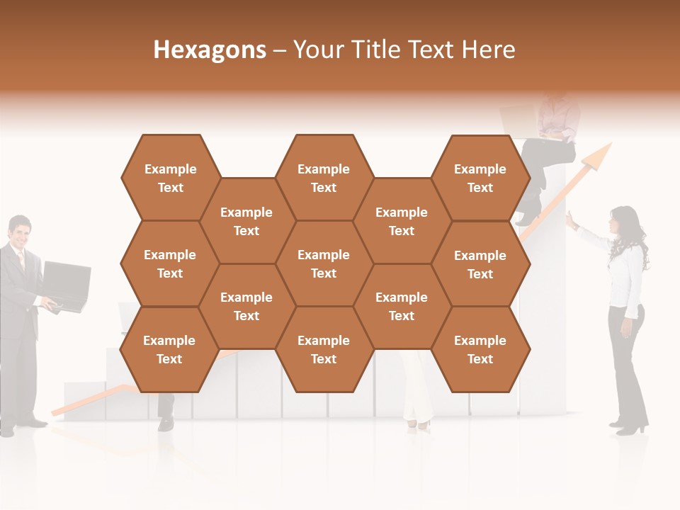 Women Illustration Corporate PowerPoint Template