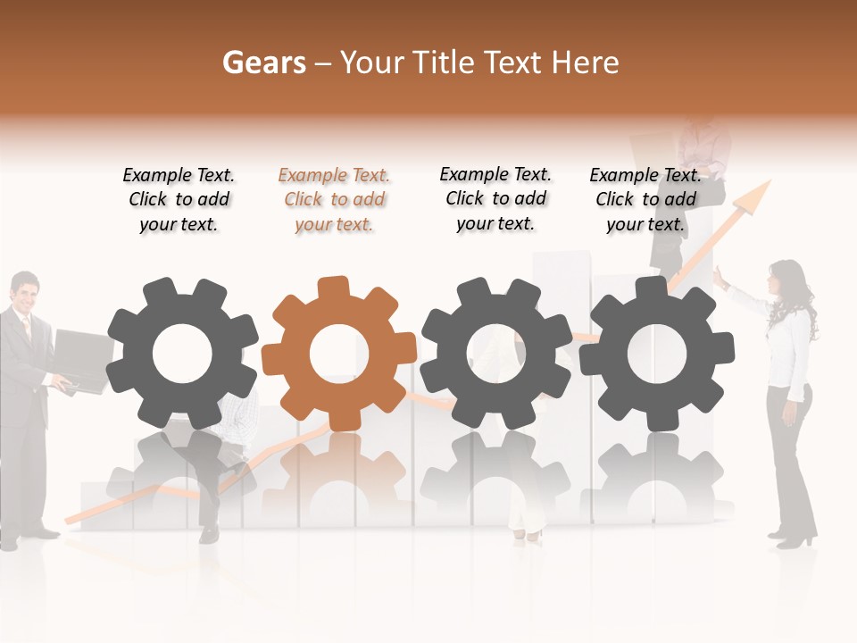 Women Illustration Corporate PowerPoint Template