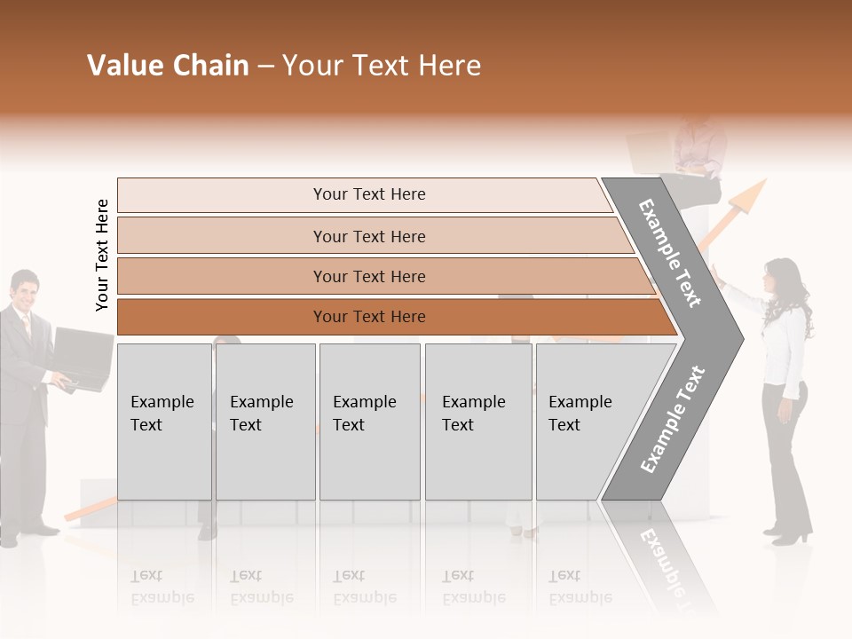 Women Illustration Corporate PowerPoint Template
