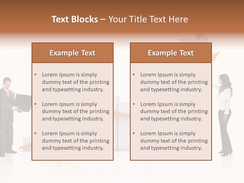 Women Illustration Corporate PowerPoint Template