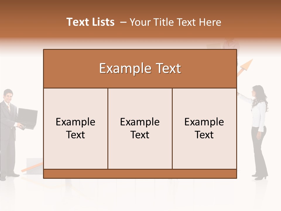 Women Illustration Corporate PowerPoint Template