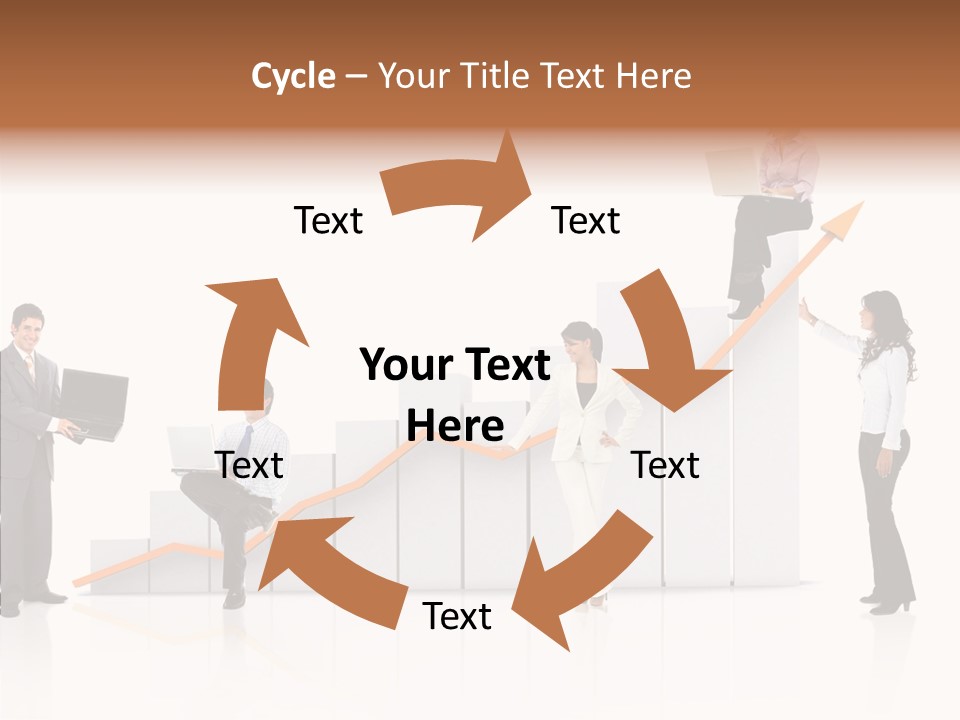 Women Illustration Corporate PowerPoint Template