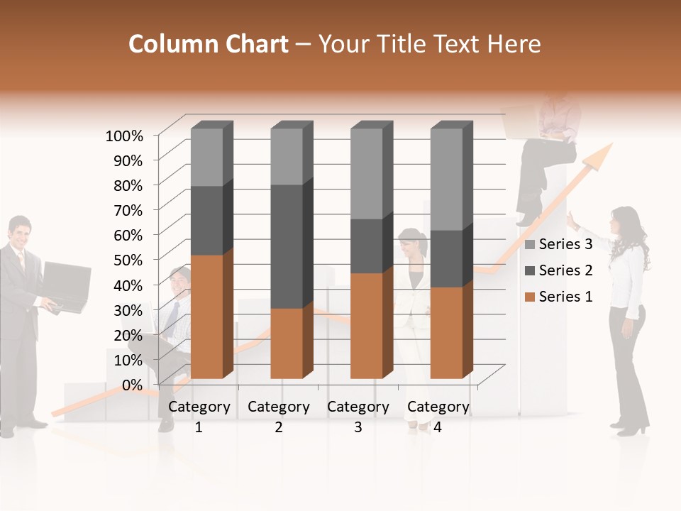 Women Illustration Corporate PowerPoint Template