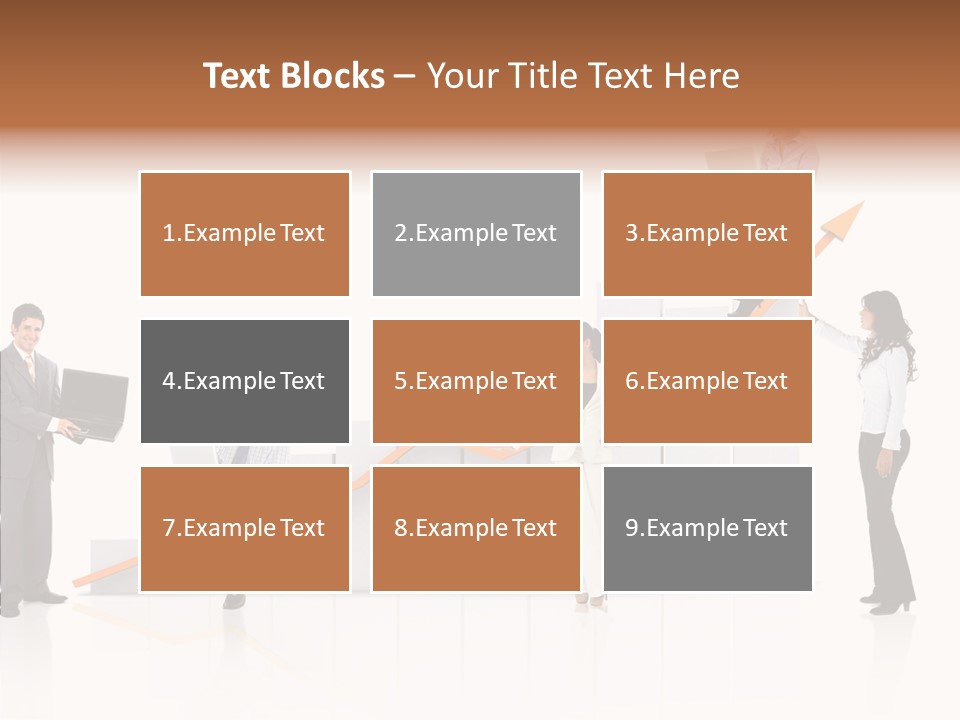 Women Illustration Corporate PowerPoint Template