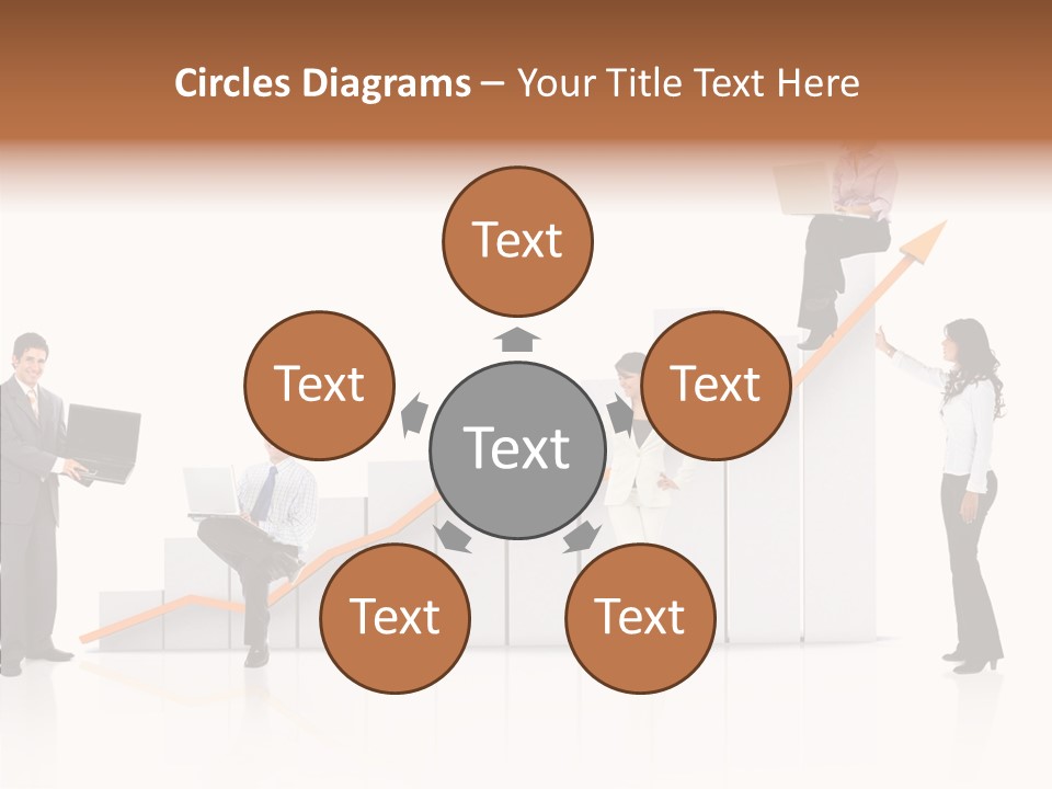 Women Illustration Corporate PowerPoint Template