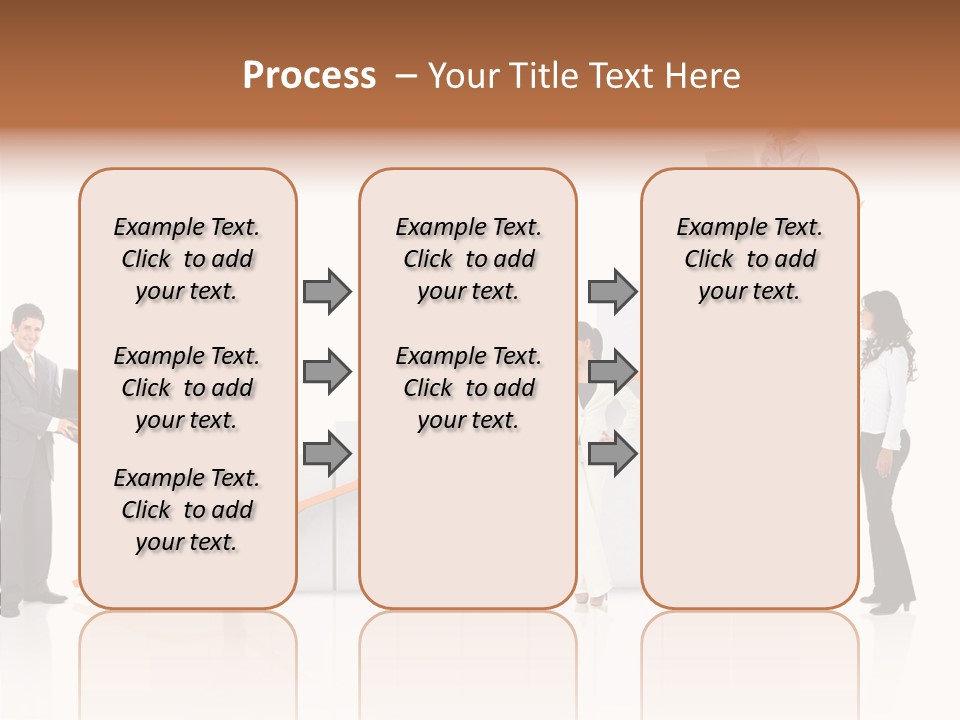 Women Illustration Corporate PowerPoint Template