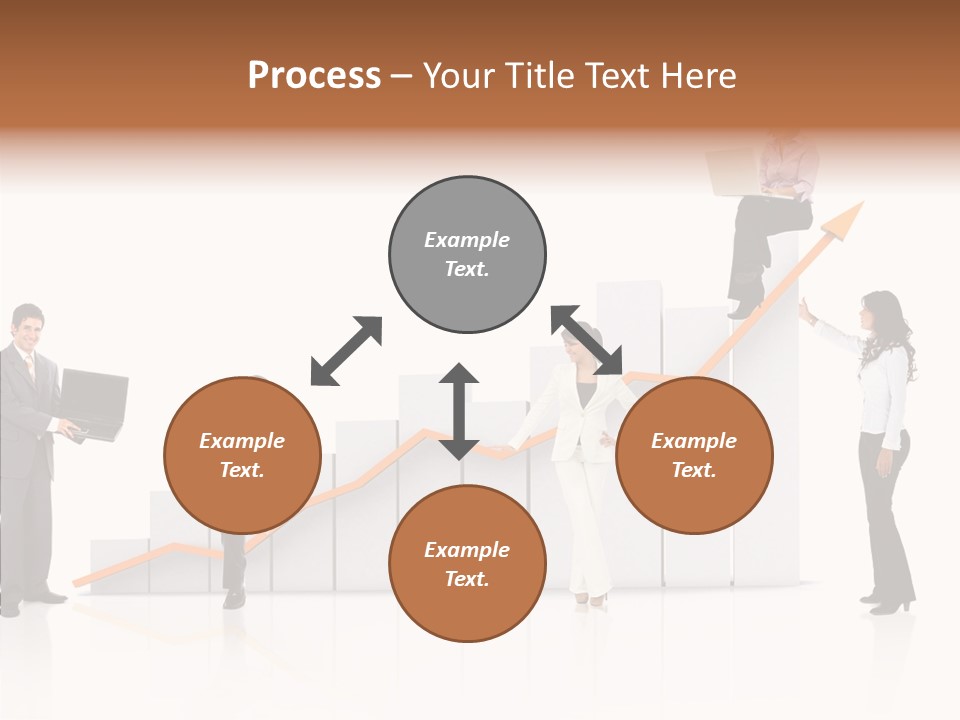 Women Illustration Corporate PowerPoint Template