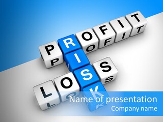 Letter Investment Risk PowerPoint Template