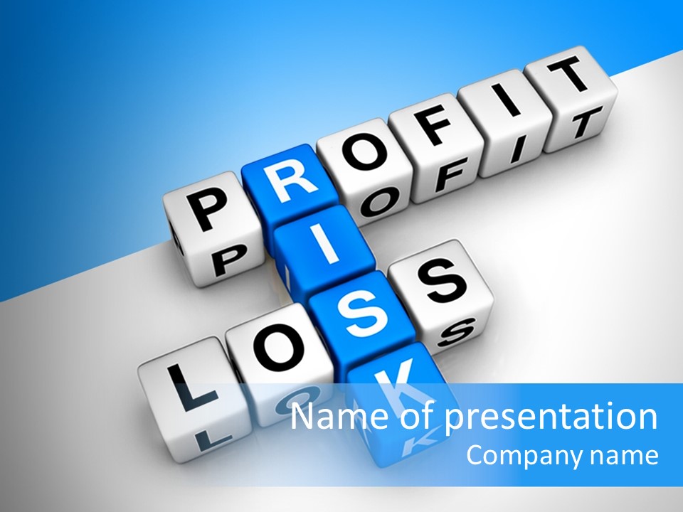 Letter Investment Risk PowerPoint Template