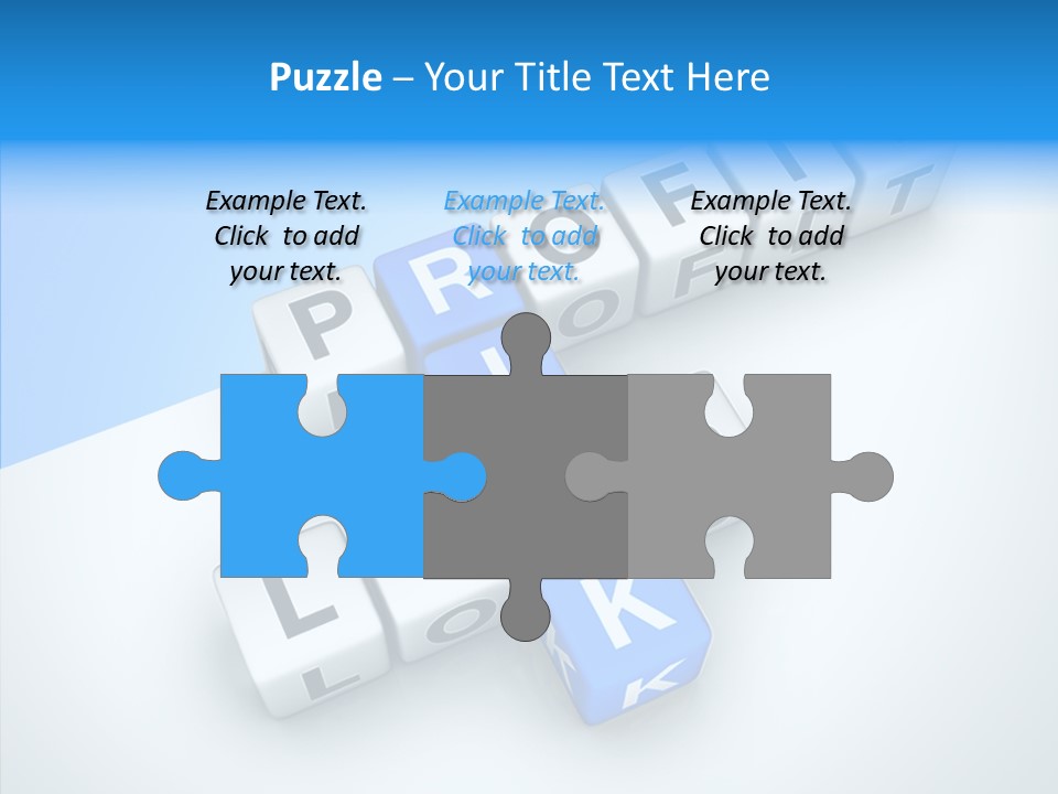 Letter Investment Risk PowerPoint Template