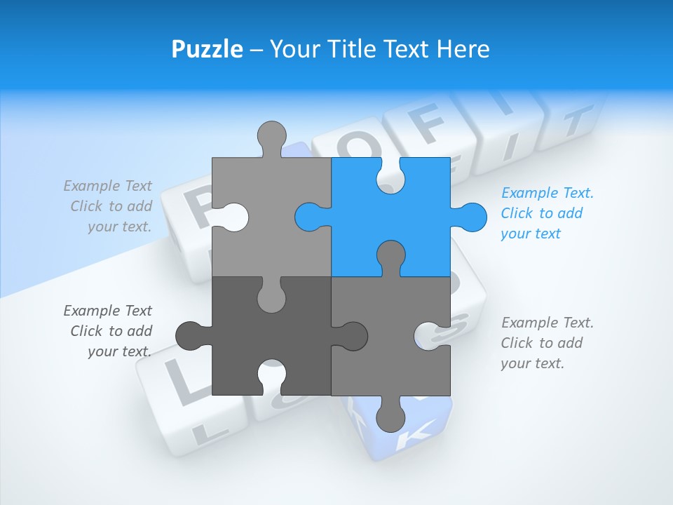 Letter Investment Risk PowerPoint Template