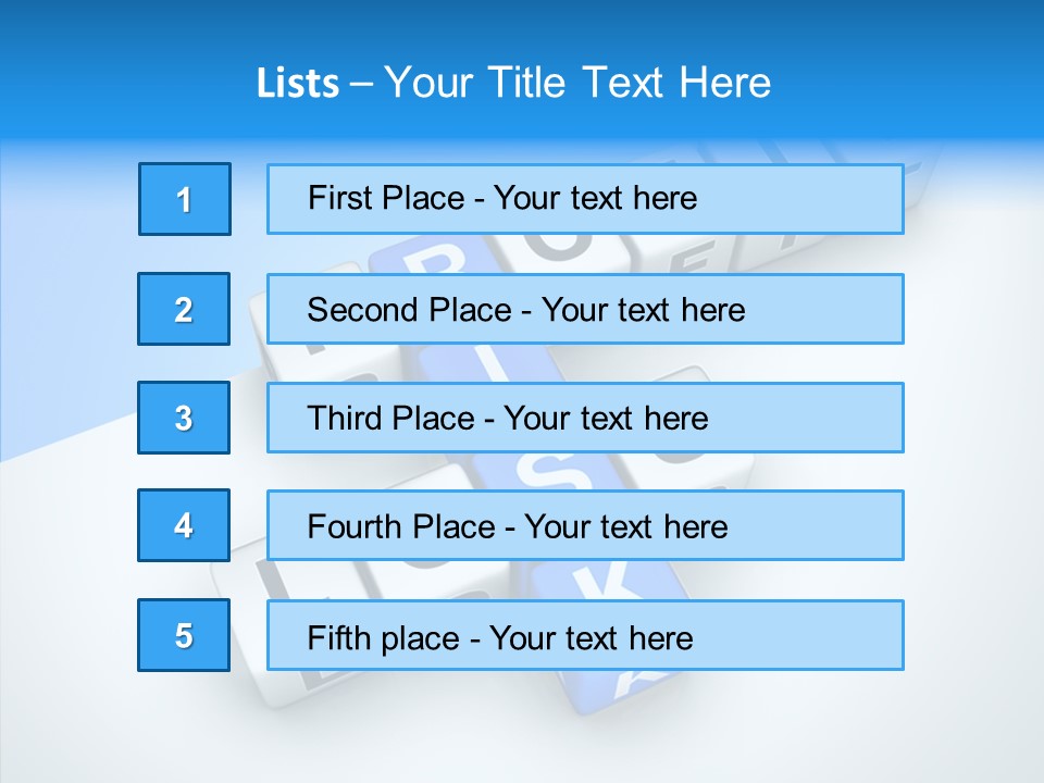 Letter Investment Risk PowerPoint Template