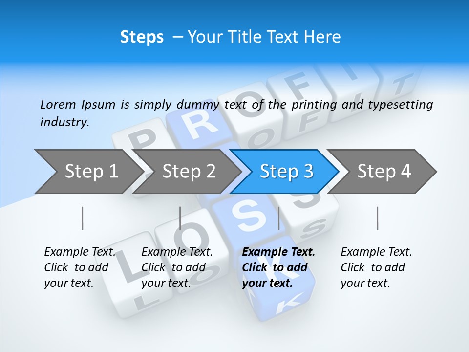 Letter Investment Risk PowerPoint Template
